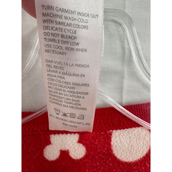 Disney Nightgown Mickey Mouse Fleece Womens Size‎ M Cozycore Casual Sleep Relax - Picture 6 of 10